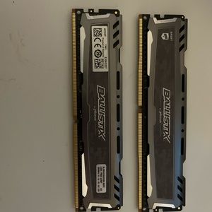 2x Ballistix sport ram by micron